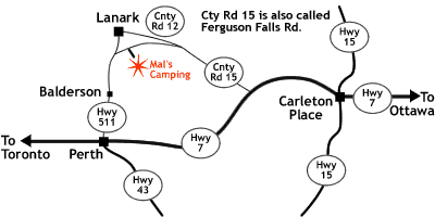 map to campground